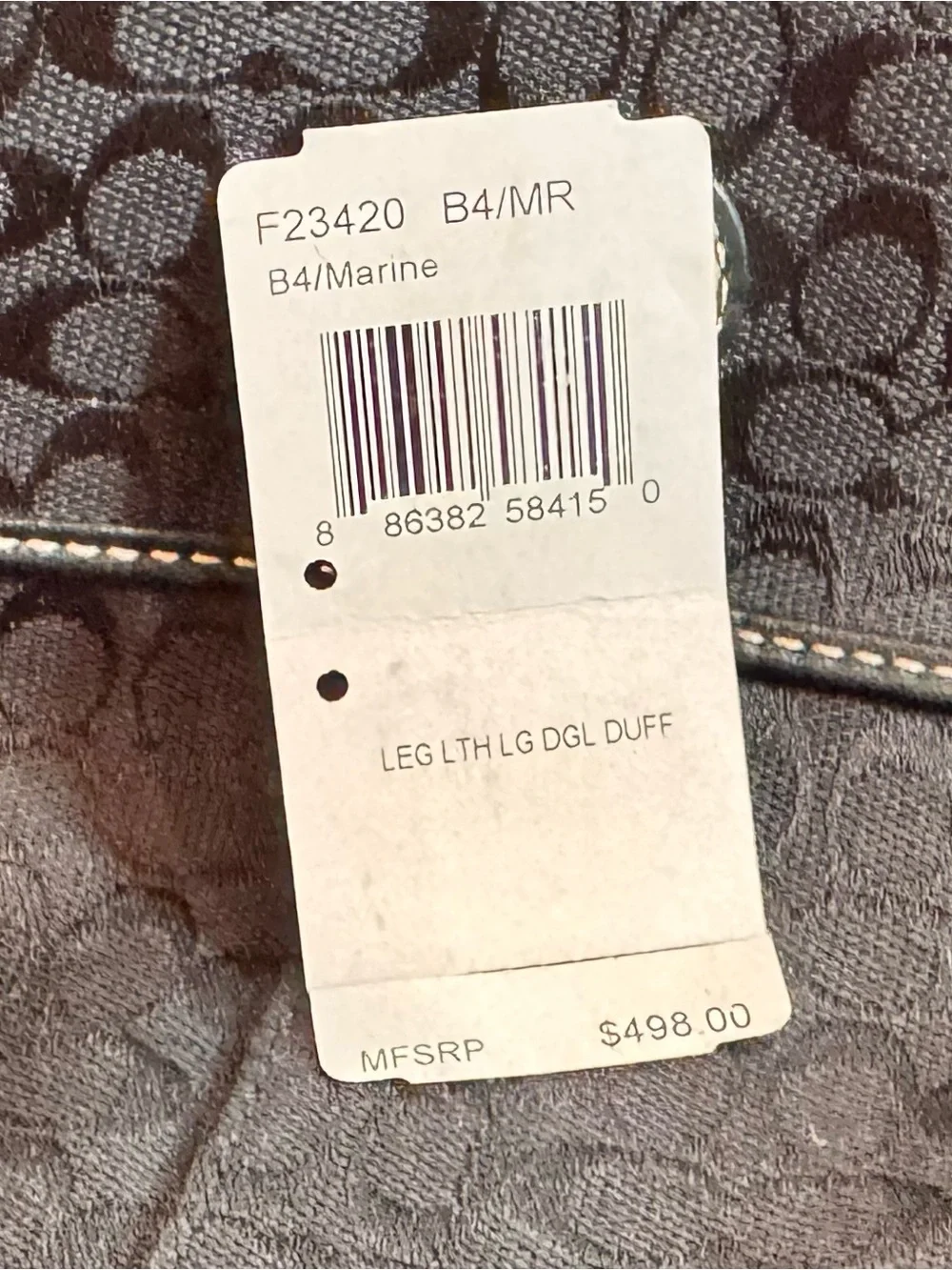 Coach spacious black